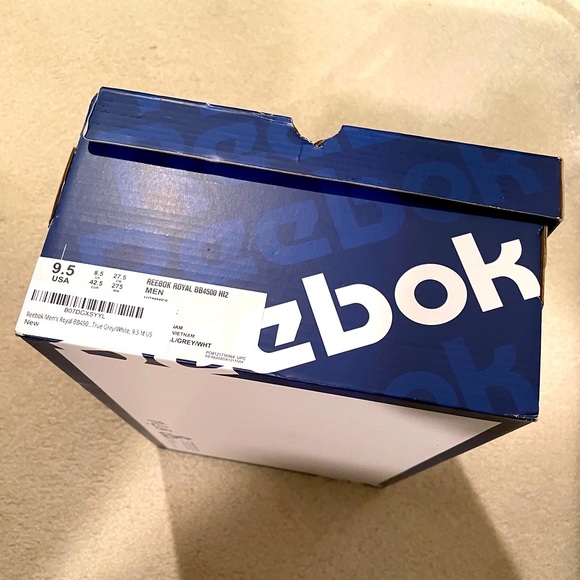 Retro Reebok Royal BB4500 HI2 - Black, True Grey, Turquoise, White - Picture 6 of 7